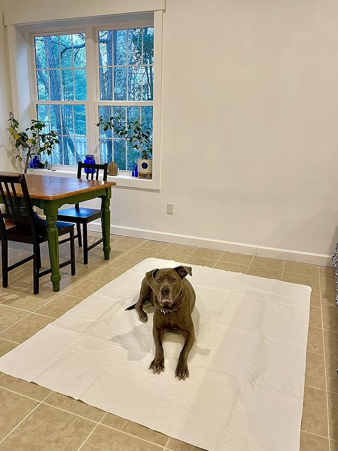 Midlee Reusable Washable Dog Pee Pads XL 60"x72" – Pack of 3 | Waterproof Puppy Training Pads, Whelping Mat, Incontinence Pad for Large Dogs