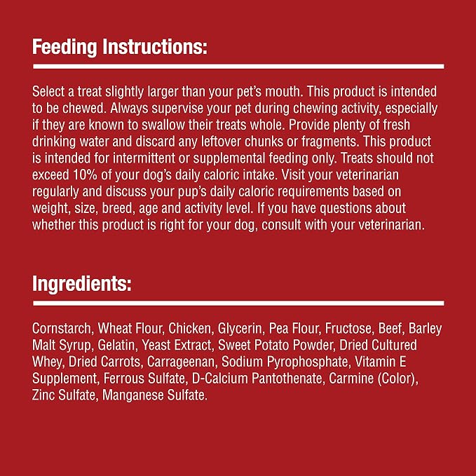 SmartBones Real Sirloin Mini Chews, 30 Count (Pack of 1)