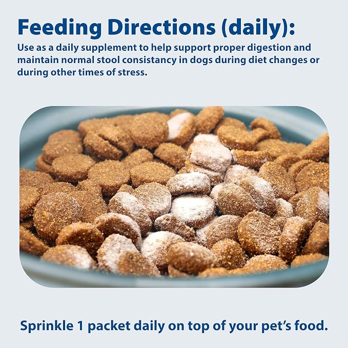 Probios Intelliflora for Dogs, Daily Probiotic Powder with Prebiotics, 200 Million CFU/g, Supports Gut Health Digestion and Immune Health, Chicken Liver, 30 Sachets (Pack of 2)
