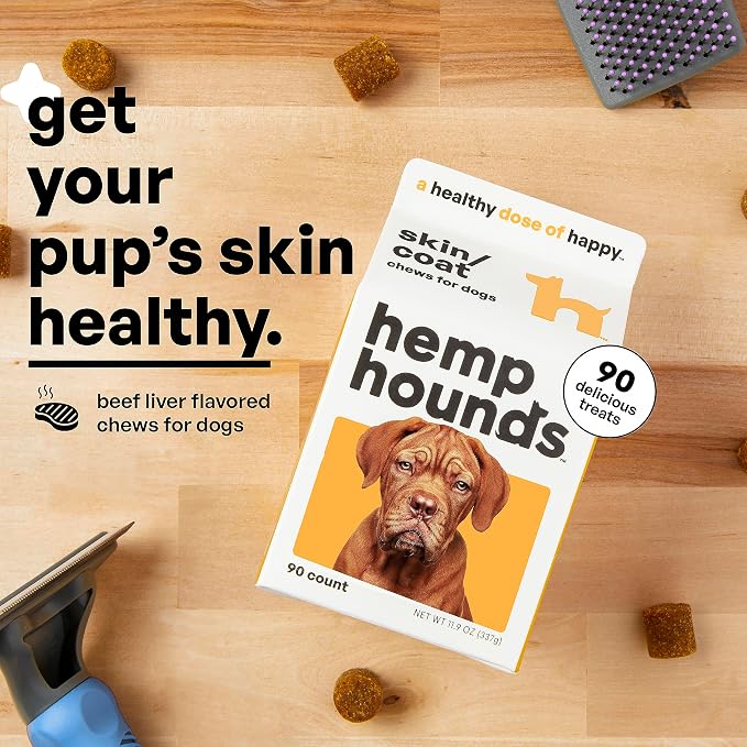 Hemp Hounds - Adaptogenic Dog Allergy Chews - Dog Calming Chews Bundle
