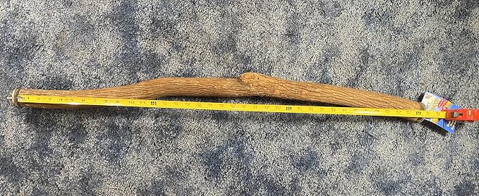 Polly's Full Length Hardwood Cage Perch for Parakeets, Cockatiels, Cockatoos, Macaws, and Other Birds (36")