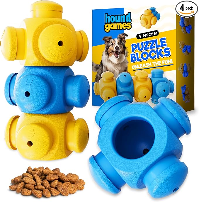 Dog Puzzle Toys for Smart Dogs, Interactive, Boredom Busters, Mentally Stimulating, Cognitive Dog Games, Hard Puzzle, Difficult Toys to Keep Them Busy, Puppy Puzzle Toys, Small, Medium, Large Breeds