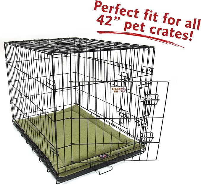 Majestic Pet 720570930230 Villa Crate Dog Bed Mat, Fern, 42"