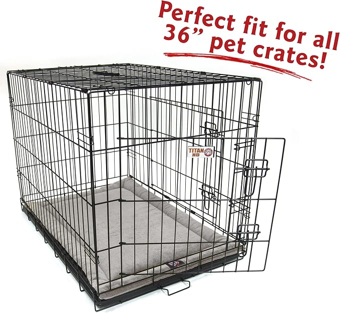 Majestic Pet 720570929777 Villa Crate Dog Bed Mat, Vintage, 36"