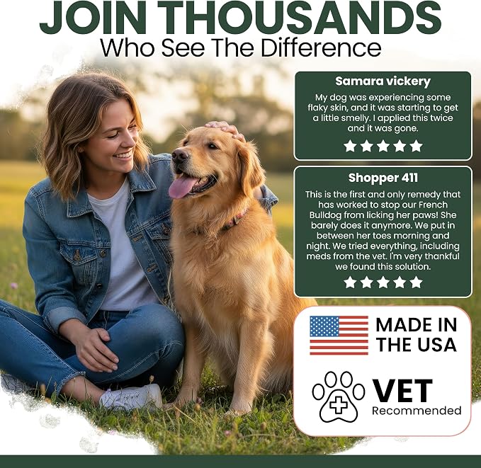 Hydrocortisone Spray for Dogs and Cats, 8 oz - Hot Spot Treatment, Anti Itch Relief, Medicated for Allergies, Dermatitis, Flea Bites, Dry Skin - with Pramoxine and Aloe, Made in USA | Chew + Heal Labs