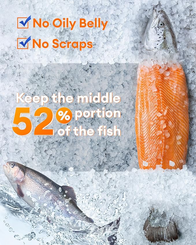 Freeze Dried Salmon Treats for Dogs & Cats – 10.58 oz, Single Ingredient, High-Protein, Natural High Value, Grain-Free, Healthy Pet Training Treats or Food Topper