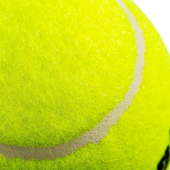 Franklin Sports Pressureless Tennis Balls - Official Size, Low Pressure - Great for Training + Practice - Low Bounce - All Court Surface - Carry Bag Included