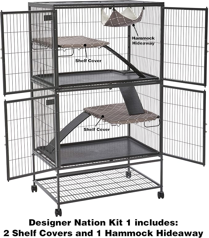 MidWest Homes for Pets Ferret Nation & Critter Nation Accessories Kit (NA-KIT1MRD), Kit 1
