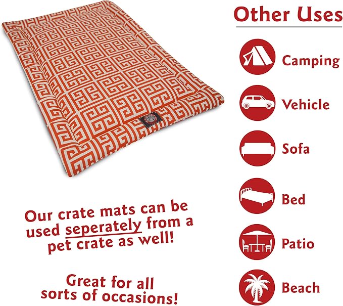 48" Towers Orange Crate Dog Bed Mat By Majestic Pet Products