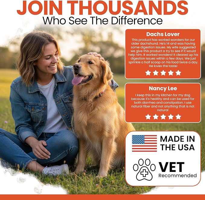 Organic Pumpkin Powder for Dogs - 4 oz w/ 5cc Scoop - Digestive Support & Fiber for Dogs - Natural Dog Food Additive for Dog Constipation Relief & Pumpkin Puree Substitute