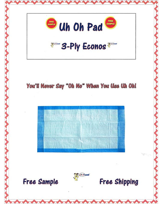 23x36 300ct 3-Layer Lightweight Puppy Training Pads for Dogs up to 30lbs (2cases of 150)