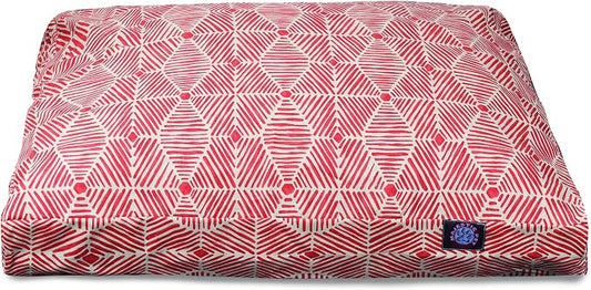 Majestic Pet Charlie Salmon Large Rectangle Pet Bed