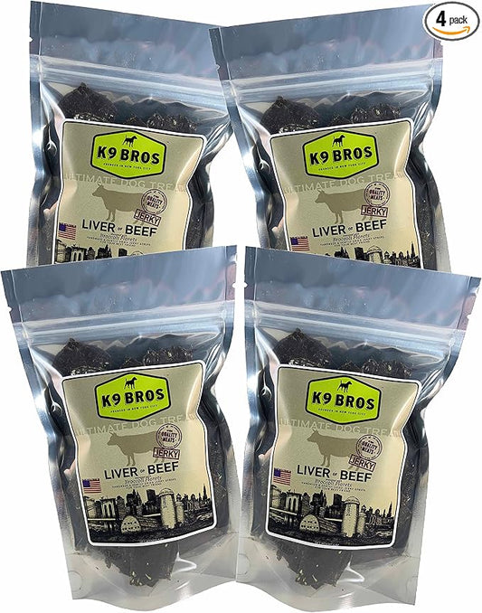 Liver of Beef Dog Treats (4 Pack)