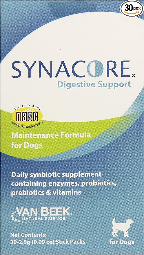 VAN BECK Synacore Digestive Support for Dogs, 30-Pack
