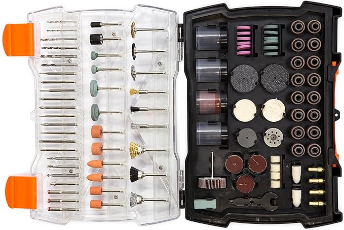 WEN 230282A 282-Piece Rotary Tool Accessory Kit with Carrying Case