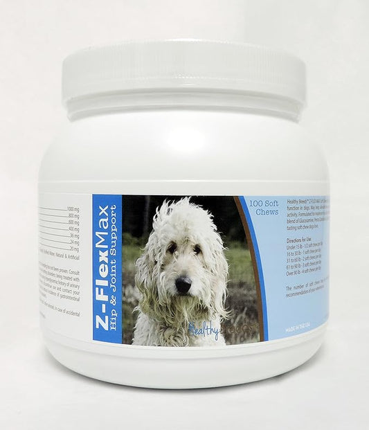Healthy Breeds Goldendoodle Z-Flex Max Hip & Joint Soft Chews 100 Count