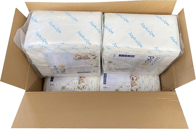 Potty Training Pads Ultra Absorbent Large Pee Pads for Dogs Leak Proof Fast Drying Odor Neutralizer Protect Floors & Carpets (Large (28in x 34in) - 160ct)