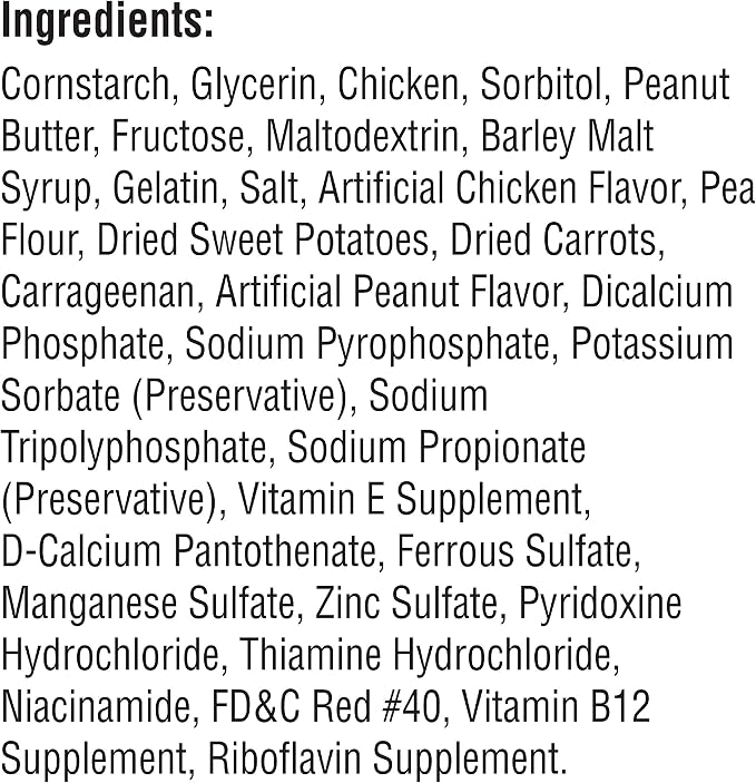 SmartBones Mini Bones With Real Peanut Butter, Rawhide-Free Chews For Dogs, 32 Count