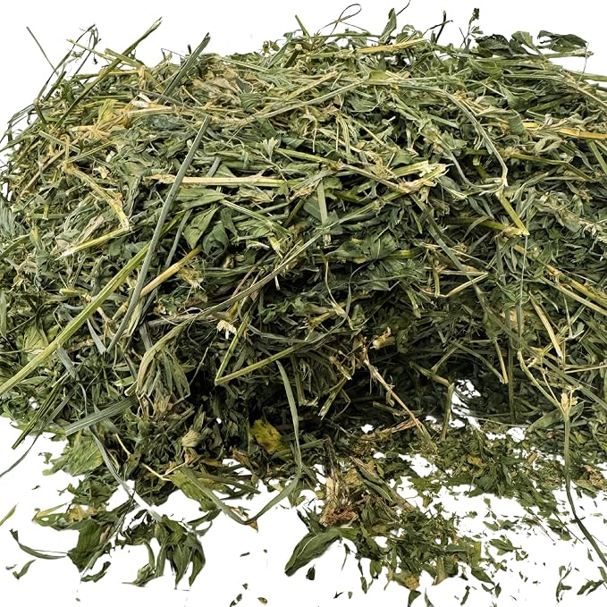 Alfalfa Hay for Rabbits, Guinea Pigs, Chinchillas, Hamsters, Gerbils, and Other Small Herbivores. 12lb
