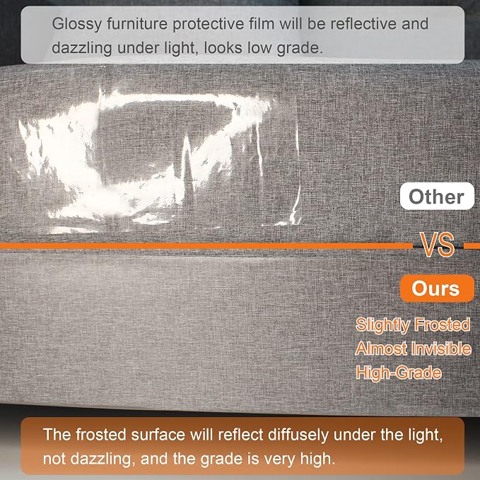 Anti-Cat Scratch Furniture Protector from Cats scratching-20-Pack Clear Sofa Guard Tape for Couches, Deterrent Pet Protection Film to Stop Cats Clawing Corners & Edges