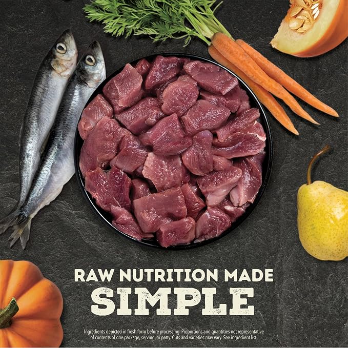 ACANA Grain-Free High Protein Freeze Dried Dog Food & Topper Free-Run Duck Recipe Patties 14oz Bag