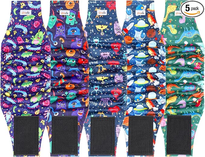 Dog Diapers Male, Belly Bands for Male Dogs, High Absorbing Extra Small Male Dog Wraps for Doggie & Puppy in Incontinence or Excitable Urination and Training(XXL)
