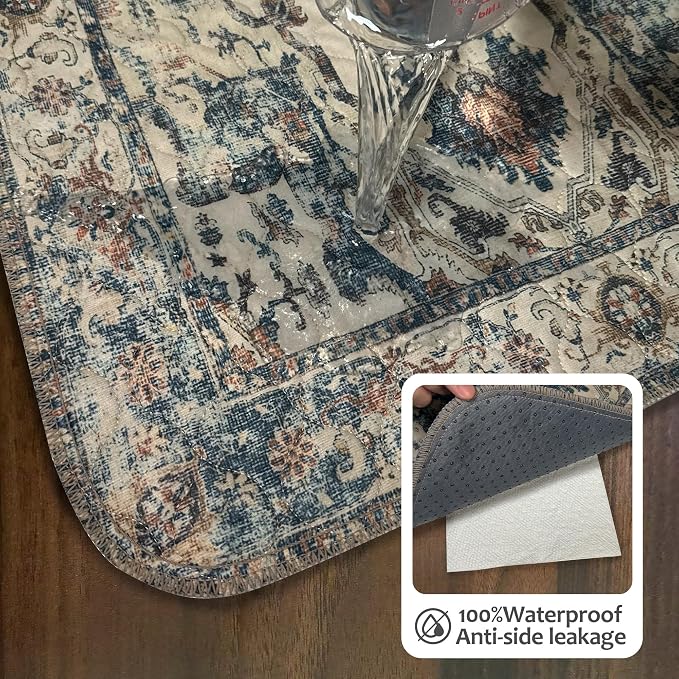 Washable Pee Pads for Dogs, Reusable Puppy Potty Training Pads, Ultra-Absorbent Thick Waterproof Leak-Proof Non-Slip Pads & Mat for Crate, Playpen, Floor, Whelping & Housebreaking , 2 Pack 24"x36"