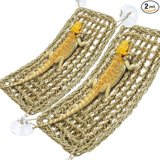 Bearded Dragon Hammock Reptile Lounger for Chameleon, Lizards, Geckos, Snakes, Lguana Reptiles, Tortoises Reptile & Amphibian Habitat Décor