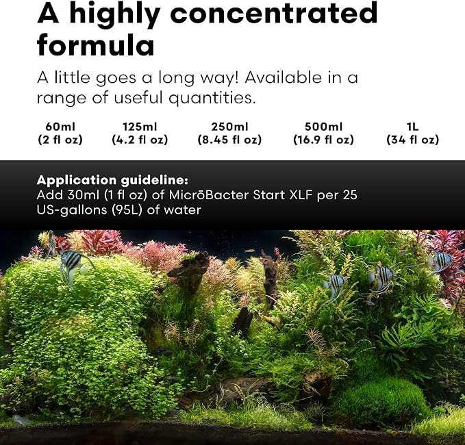 Brightwell Aquatics MicroBacter Start XLF Freshwater Tank Starter, 500 ml