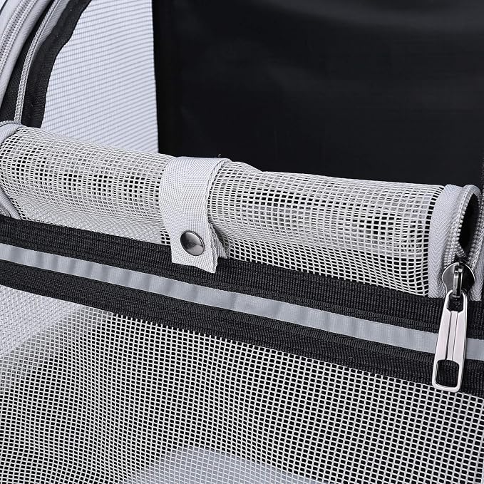 Lollimeow Cat Backpack Carrier, Ideal for Small Animals & Puppies, Airline Approved,Safe for Travel, Hiking, Vet Transport & Outdoor Use Fully Ventilated Design for Ultimate Comfort On-the-Go