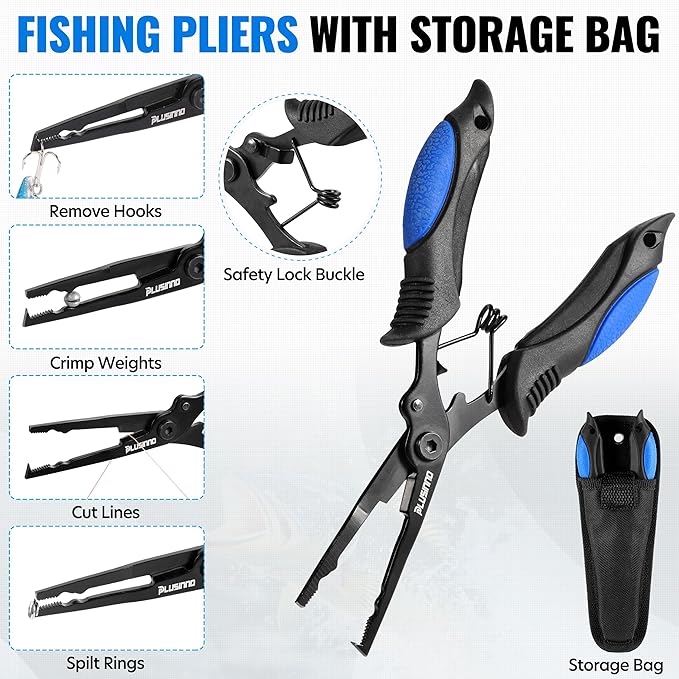 PLUSINNO Floating Fishing Net with Telescoping Handle, Carbon Fiber Ultralight Long Fish Net, Collapsible Landing Net 6.56/7.86Ft, Fishing Gear Kayak Accessories for Bass Trout Salmon