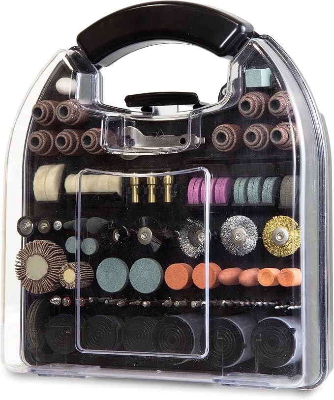 WEN 230321A 320-Piece Rotary Tool Accessory Kit with Carrying Case
