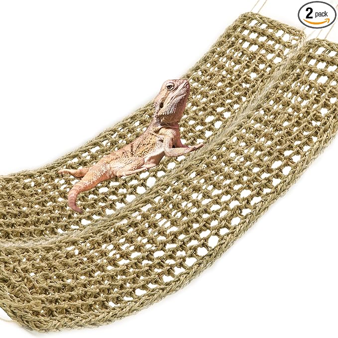 Bearded Dragon Hammock Reptile Lounger for Chameleon, Lizards, Geckos, Snakes, Lguana Reptiles, Tortoises Reptile & Amphibian Habitat Décor
