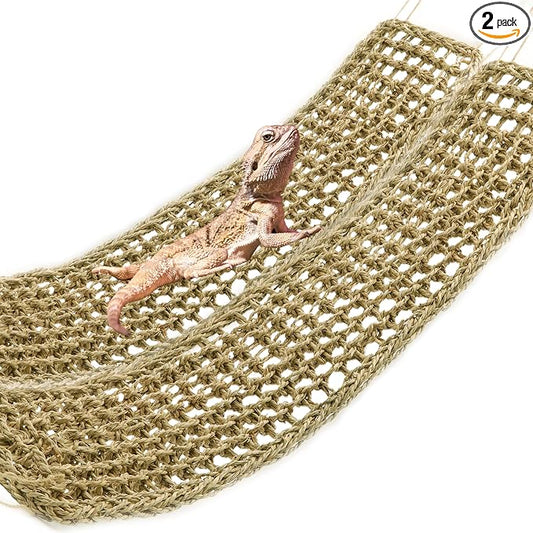 Bearded Dragon Hammock Reptile Lounger for Chameleon, Lizards, Geckos, Snakes, Lguana Reptiles, Tortoises Reptile & Amphibian Habitat Décor