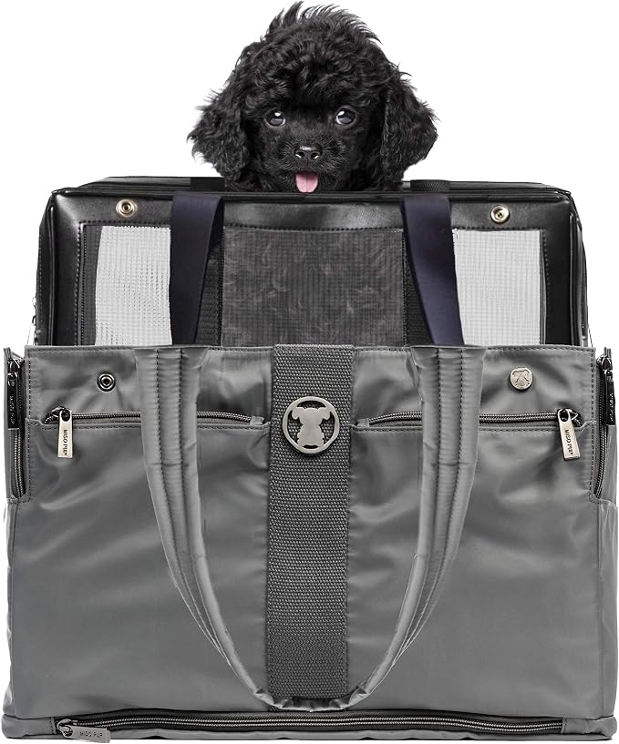 Shell Tote (ONLY for USE Interchangeable Base PET Carrier, Timeless Grey)