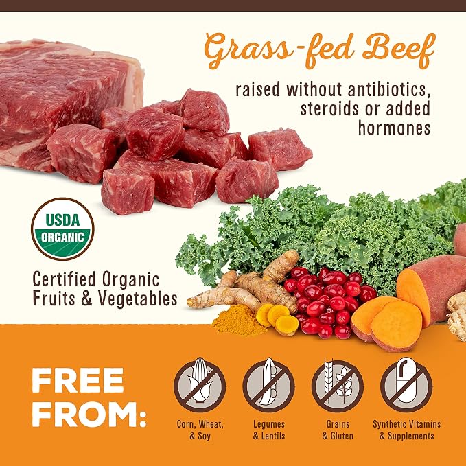 Primal Dog Food Toppers & Cat Food Toppers, Cupboard Cuts, Grain Free Meal Mixers with Probiotics, Raw Freeze Dried Dog Treats & Cat Treats, Great for Training (Beef, 18 oz)