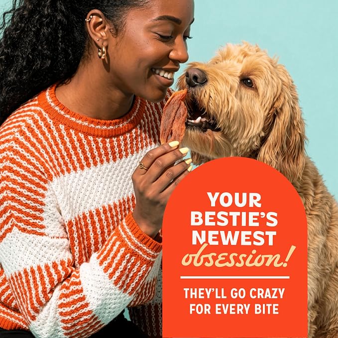Pur Luv Chicken Jerky Dog Treats, Made with 100% Real Chicken Breast, 16 Ounces, Healthy, Easily Digestible, Long-Lasting, High Protein, Satisfies Dog's Urge to Chew