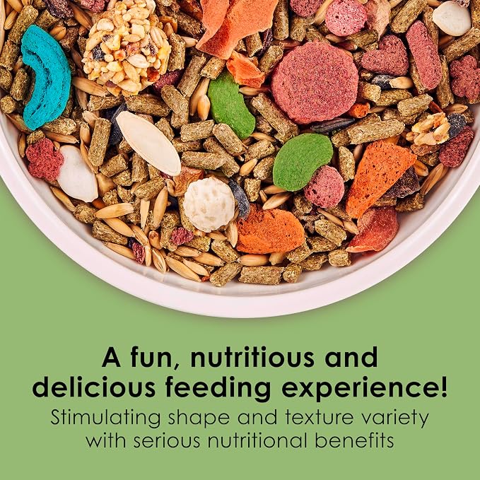 Kaytee Fiesta Rabbit Food, Nutritious and Fun Blend, Supports Dental Health and Digestion, 25 Pounds