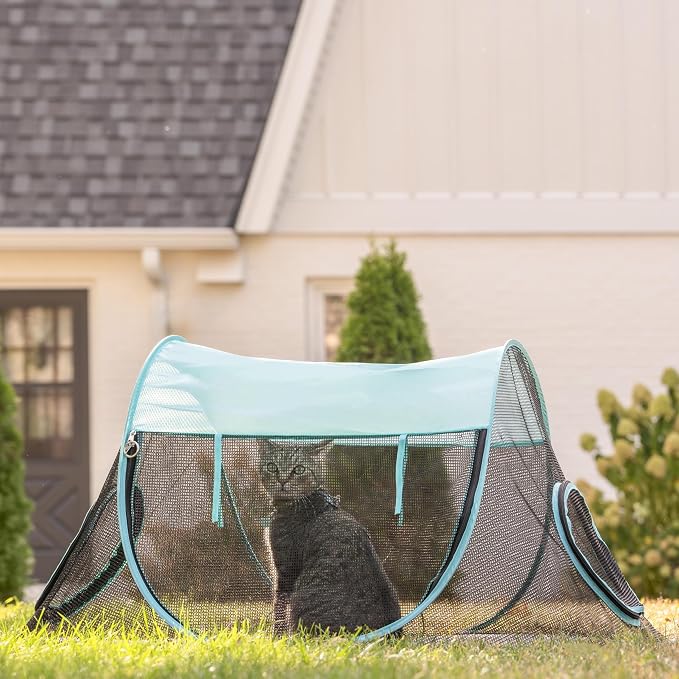 Kitty City Outdoor Catio Furniture and Play Kits for Cats, Play Tent