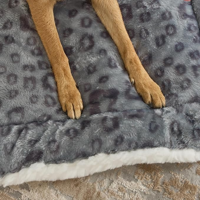 MidWest Homes for Pets Reversible Pet Bed; Machine Washable; Great for Extra Large Dog Breeds; Spotted Gray; 48"; 40248-FVGYS