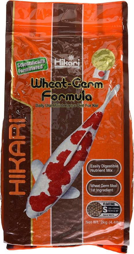 Hikari 4.4-Pound Wheat Germ Floating Pellets for Pets, Mini