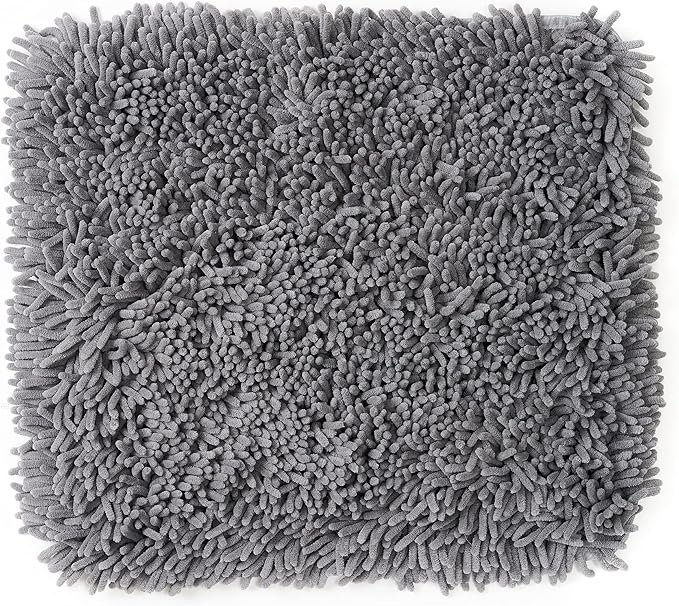 Pet Parents Forager Slow Feeder CAT and Dog Snuffle MAT and Feeding MAT, Forest Grey, Large