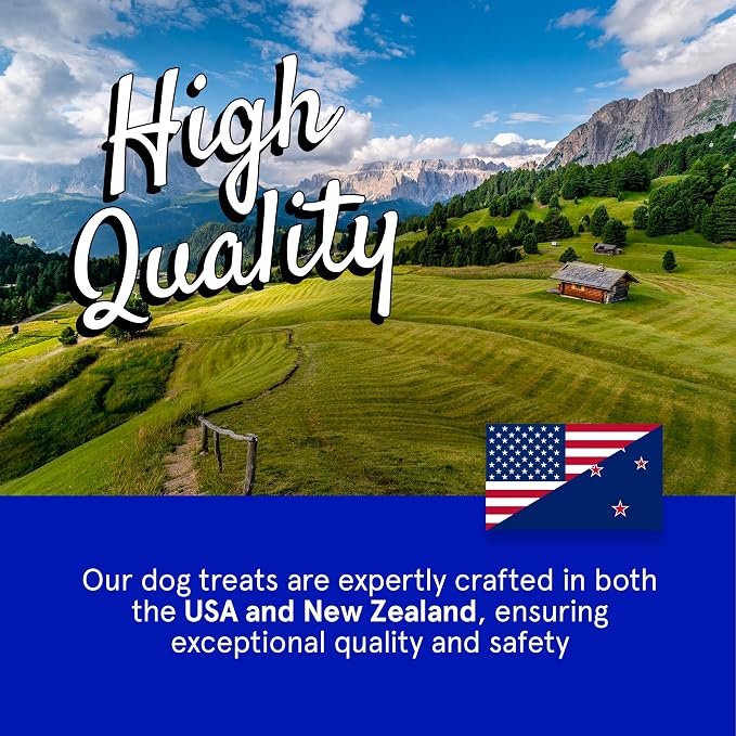 TRMC Real Meat Dog Treats - Three 12oz Bag of Bite-Sized Air-Dried Lamb Jerky for Dogs - Grain-Free Jerky Dog Treats Made up of 95% Quality, Free-Range, Grass Fed Lamb - All-Natural Dog Treats