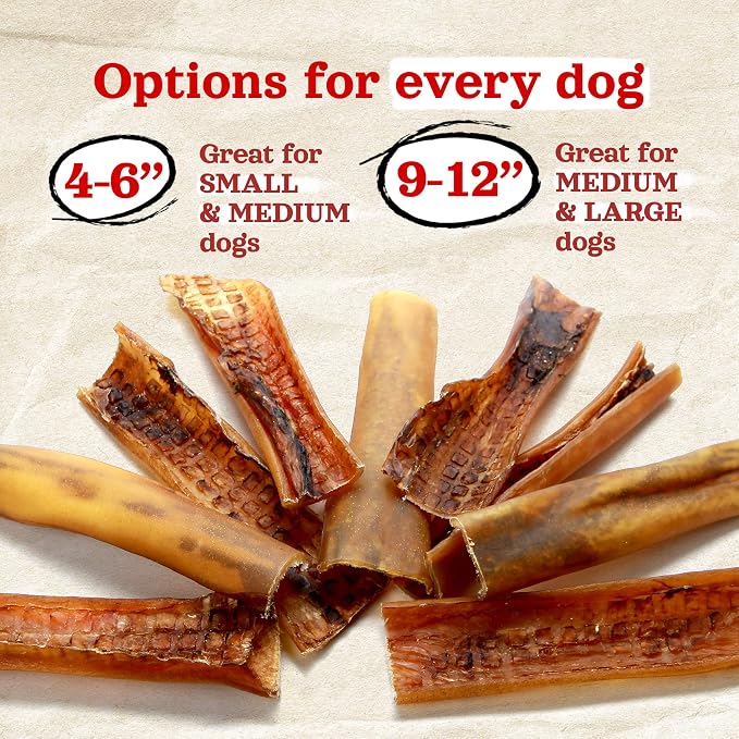 Natural Farm Bully Chips (9-12 Inch, 16 Oz.), Digestible Beef Cheek from Grass-Fed Cows, Non-GMO, Grain-Free, Natural Long-Lasting Dog Chews for Small, Medium & Large Dogs, Great Rawhide Alternative
