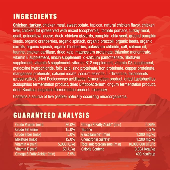 Stella & Chewy's Wild Red Raw Blend Kibble - Premium Freeze-Dried Raw Coated Dog Food - Perfect for Picky Eaters - High Protein Grain Free with 6 Poultry Sources - 3.5lb Bag (Pack of 3)