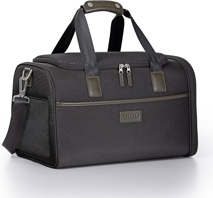 Argo Softsided Pet Carrier - Pawsport to Adventure - Dog Carrier, Travel, Trip, Durable Zippers and Mesh