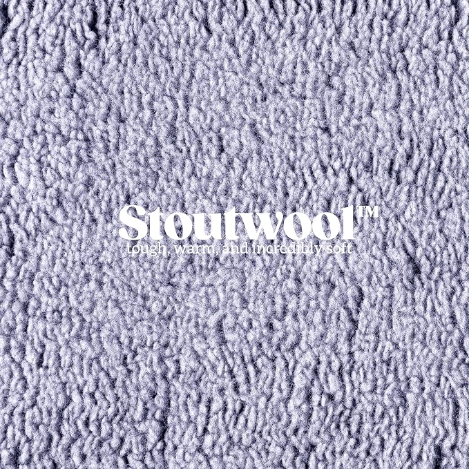 PELZIN Stoutwool Indestructible Dog Bed - Fluffy Chew Proof Dog Crate Pad - Tough Kennel Pad for Aggressive Chewers - Washable, Ideal for Large Breeds & Fits 42-Inch Crate - 41"x27", Jacaranda