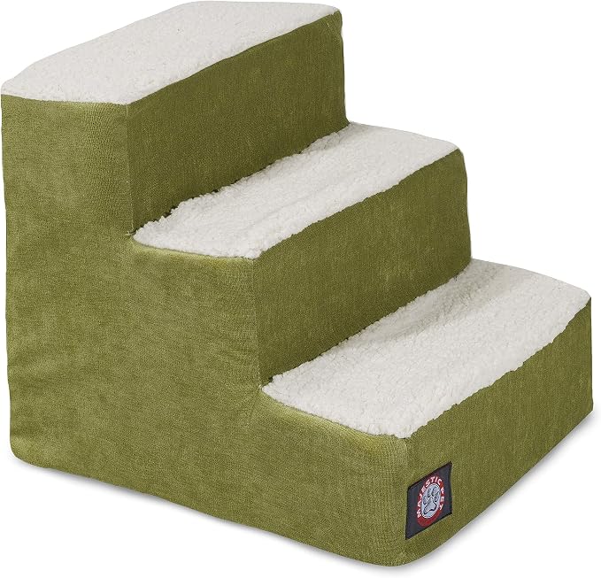 4 Step Portable Pet Stairs By Majestic Pet Products Villa Orange Steps for Cats and Dogs Tangerine