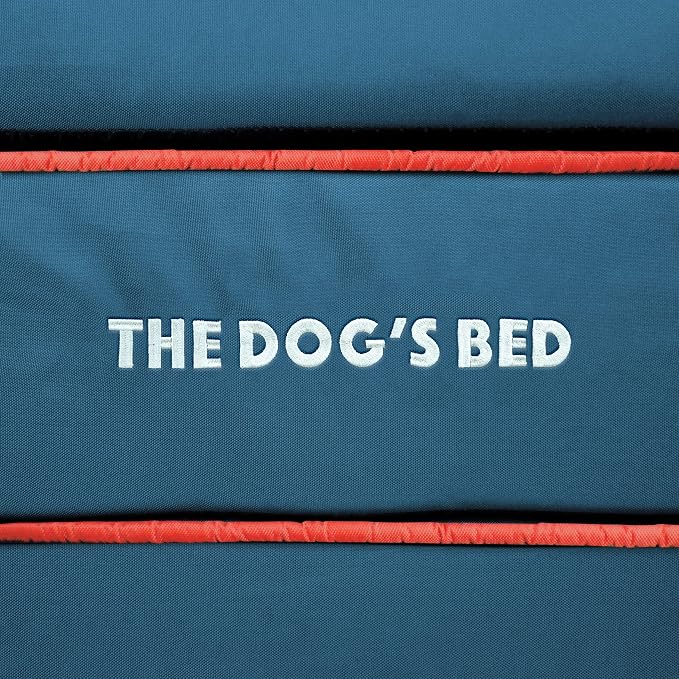 The Dog’s Bed Replacement Outer Cover, Oxford Fabric, Blue with Red Trim US Center Flag, Large, 6-Inch