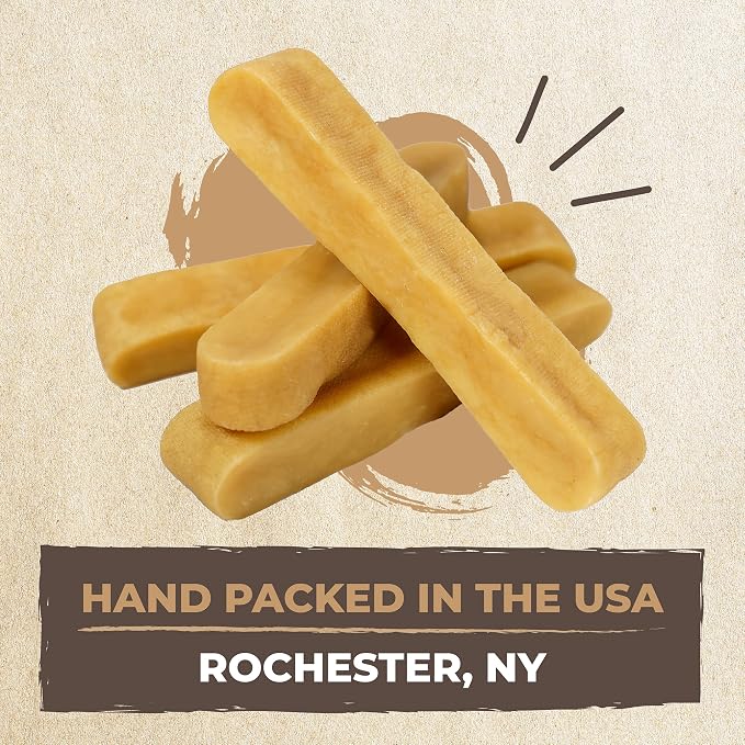 Mighty Paw Yak Cheese Chews for Dogs | All-Natural Long Lasting Pet Treats. Odorless and Great for Oral Health. Limited-Ingredient Chews for Puppies & Power-Chewers (Small, 24 Pack)